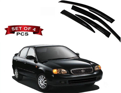 motobridge For Front, Rear Wind Deflector(Tinted Maruti Baleno)