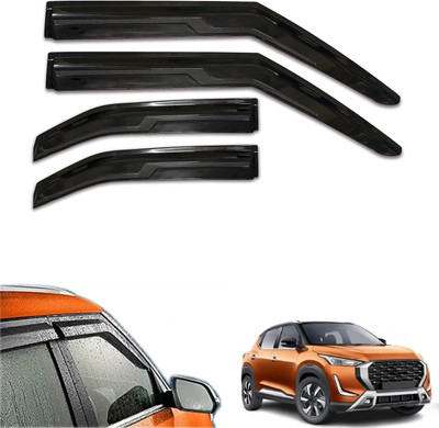 PEEPS STORE For Non-convertibles Front, Rear Wind Deflector(Tinted Nissan Magnite)