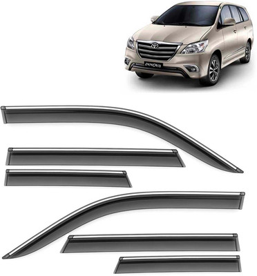 Kingsway For Non-convertibles Front, Rear Wind Deflector(Tinted Toyota Innova)