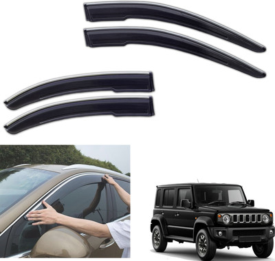 motobridge For Non-convertibles Front, Rear Wind Deflector(Tinted Maruti NA)