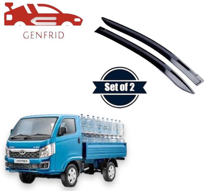 GENFRID For Non-convertibles Front Wind Deflector(Tinted Tata NA)
