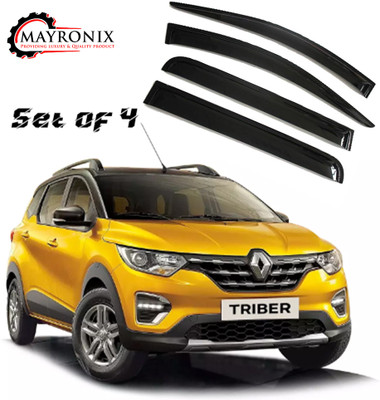 Mayronix For Non-convertibles Front, Rear Wind Deflector(Tinted Renault Triber RXL)