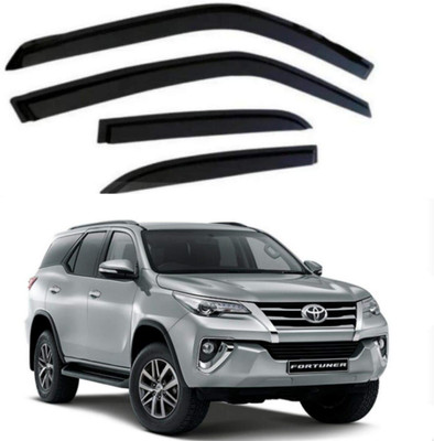 Ds enterprise For Non-convertibles Front, Rear Wind Deflector(Tinted Toyota Fortuner)