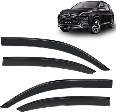 Kingsway For Non-convertibles Front, Rear Wind Deflector(Tinted MG Hector)