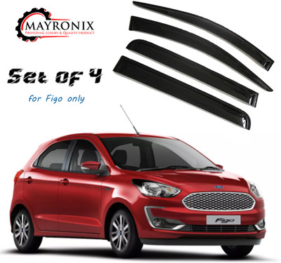 Mayronix For Non-convertibles Front, Rear Wind Deflector(Tinted Ford Figo)