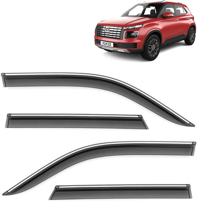 Kingsway For Non-convertibles Front, Rear Wind Deflector(Tinted HYUNDAI Venue E Petrol)