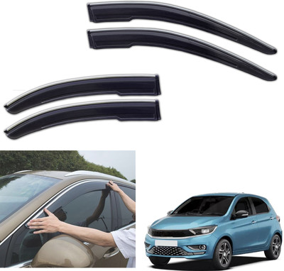 motobridge For Non-convertibles Front, Rear Wind Deflector(Tinted Tata Tiago XZ Petrol)