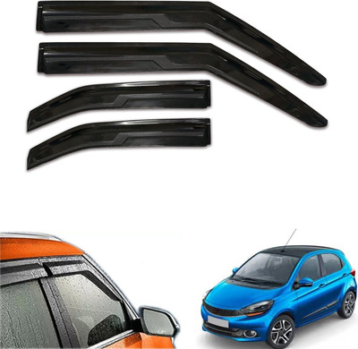 motobridge For Non-convertibles Front, Rear Wind Deflector(Tinted Tata Tiago Facelift)