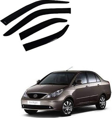 Royal Tech For Non-convertibles Front, Rear Wind Deflector(Tinted Tata Indigo)