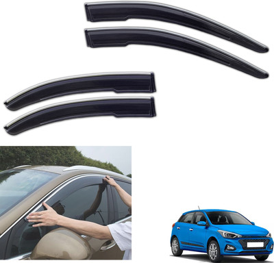 motobridge For Non-convertibles Front, Rear Wind Deflector(Tinted Hyundai Elite i20 Sportz 1.2)