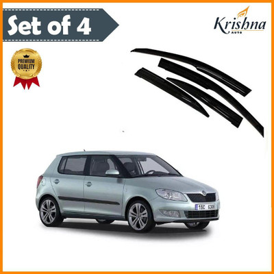 motobridge For Non-convertibles Front, Rear Wind Deflector(Tinted Skoda Fabia)