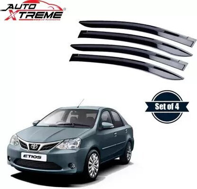 ANiiTEK For Front, Rear Wind Deflector(Toyota Etios)