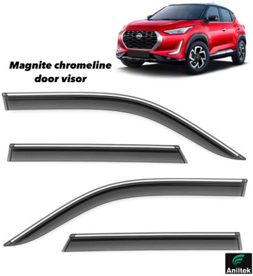 ANiiTEK For Non-convertibles Rear, Front Wind Deflector(Tinted Nissan Magnite)