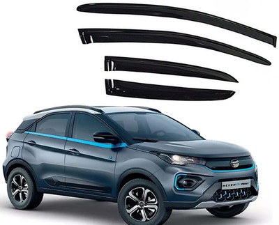 Kunj Autotech For Non-convertibles Front, Rear Wind Deflector(Tinted Tata Nexon)