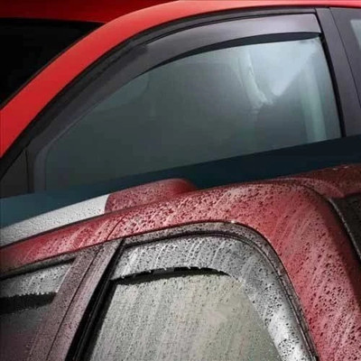 GAURIENTERPRIES For Front, Rear Wind Deflector(Tinted HYUNDAI Grand i10)