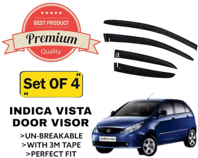 Dylon For Non-convertibles Front Wind Deflector(Tinted Tata Indica Vista)