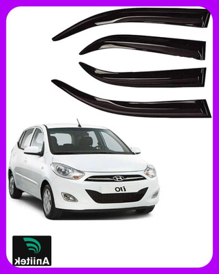 ANiiTEK For Rear, Front Wind Deflector(Tinted HYUNDAI i10 Era)