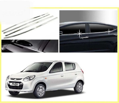 motobridge For Non-convertibles Rear, Front Wind Deflector(Clear Maruti Alto 800)