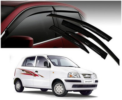 GAURIENTERPRIES For Front, Rear Wind Deflector(Clear HYUNDAI Santro Xing)