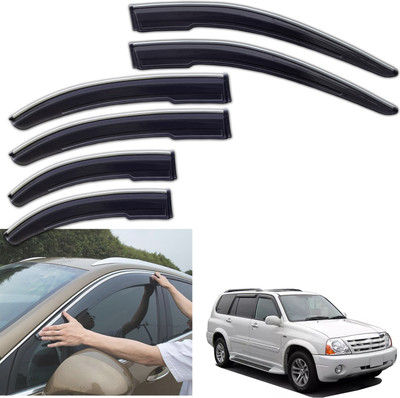 PEEPS STORE For Non-convertibles Front, Rear Wind Deflector(Tinted Maruti Grand Vitara)