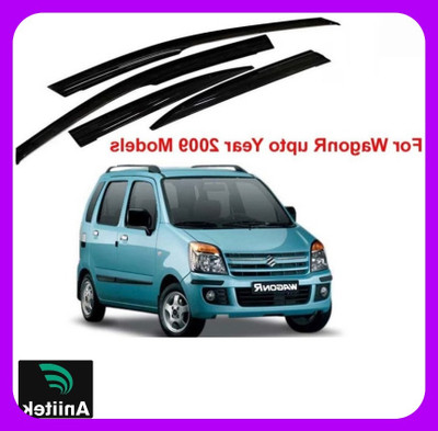 ANiiTEK For Rear, Front Wind Deflector(Tinted Maruti WagonR)
