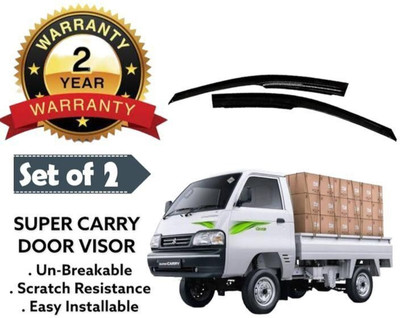 motobridge For Non-convertibles Front Wind Deflector(Tinted Maruti NA)