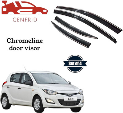 GENFRID For Non-convertibles Rear Wind Deflector(Tinted HYUNDAI i20)
