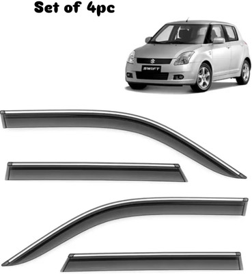VKUNIVERSE For Non-convertibles Rear, Front Wind Deflector(Clear Maruti Swift)