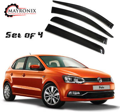 Mayronix For Non-convertibles Front, Rear Wind Deflector(Tinted Volkswagen Polo)