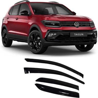 MOTOSHIELD For Non-convertibles Front, Rear Wind Deflector(Tinted Volkswagen Taigun)