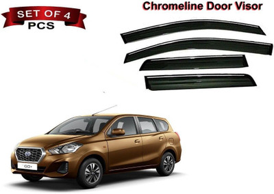 motobridge For Front, Rear Wind Deflector(Tinted Nissan Datsun GO D Petrol)