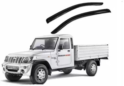 VKUNIVERSE For Non-convertibles Rear, Front Wind Deflector(Clear MAHINDRA Bolero)