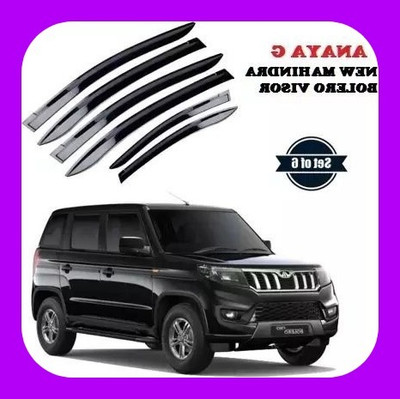 ANiiTEK For Non-convertibles Front, Rear Wind Deflector(Tinted Mahindra Bolero)