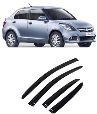 motobridge For Non-convertibles Front, Rear Wind Deflector(Tinted Maruti Swift Dzire)
