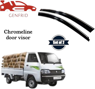 GENFRID For Non-convertibles Front, Rear Wind Deflector(Tinted Maruti NA)