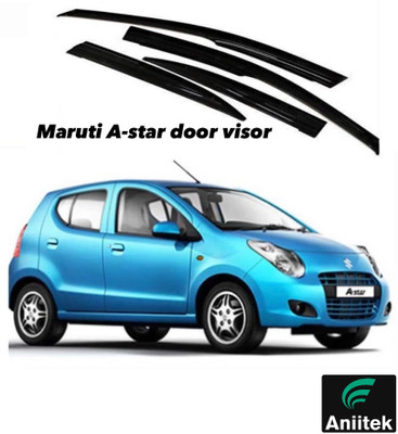 ANiiTEK For Non-convertibles Rear, Front Wind Deflector(Tinted Maruti A-Star)