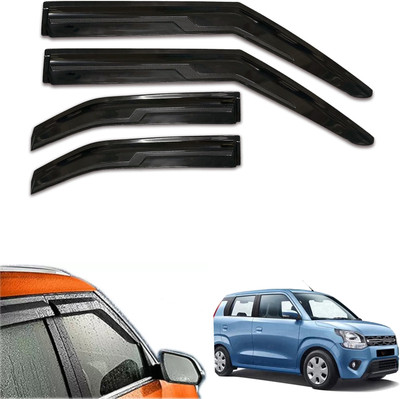 motobridge For Non-convertibles Front, Rear Wind Deflector(Tinted Maruti Wagon R LXI)