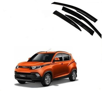 motobridge For Front, Rear Wind Deflector(Tinted Mahindra KUV 100)
