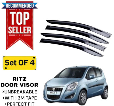GENFRIDD For Non-convertibles Front Wind Deflector(Tinted Maruti Ritz)