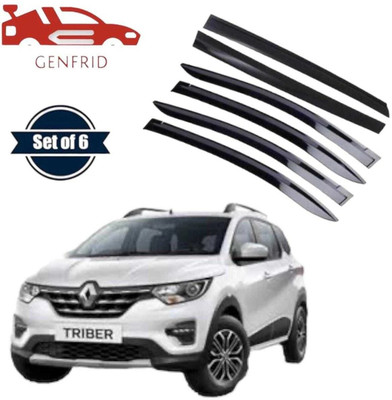 GENFRID For Non-convertibles Front Wind Deflector(Tinted Renault Triber RXE)