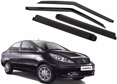 motobridge For Convertibles Front, Rear Wind Deflector(Tinted Tata Manza)