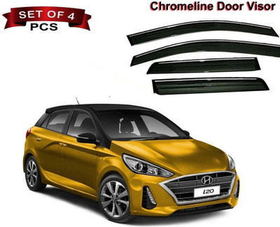 motobridge For Front, Rear Wind Deflector(Tinted Hyundai i20)