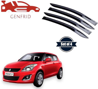 GENFRID For Non-convertibles Front Wind Deflector(Tinted Maruti Swift LDI)