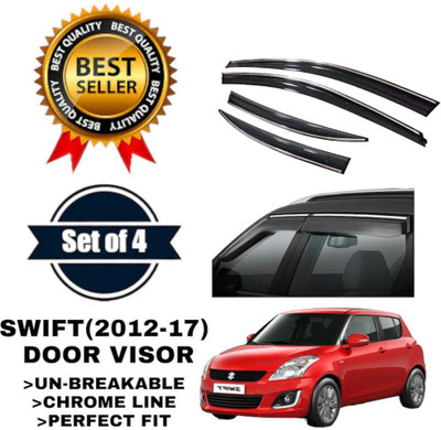 VIZOLT For Non-convertibles Front Wind Deflector(Tinted NA Swift)