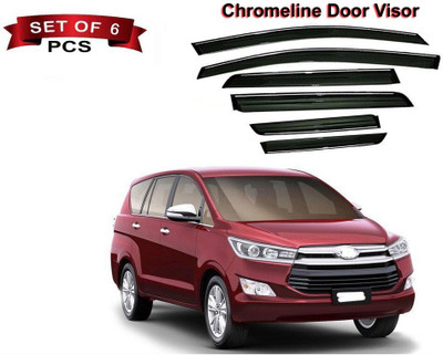 motobridge For Convertibles Front, Rear Wind Deflector(Tinted Toyota Innova Crysta)
