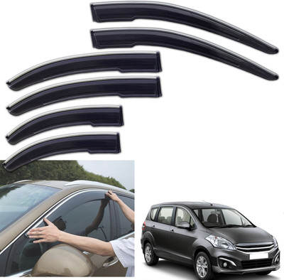 motobridge For Non-convertibles Front, Rear Wind Deflector(Tinted Maruti Ertiga LXI)