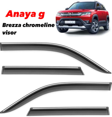 ANAYA G For Non-convertibles Rear, Front Wind Deflector(Tinted Maruti Vitara Brezza LDi)
