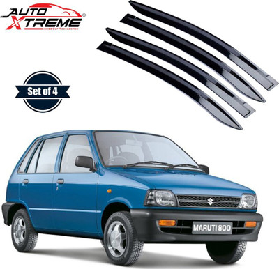 Auto Xtreme For Non-convertibles Front, Rear Wind Deflector(Clear Maruti 800)