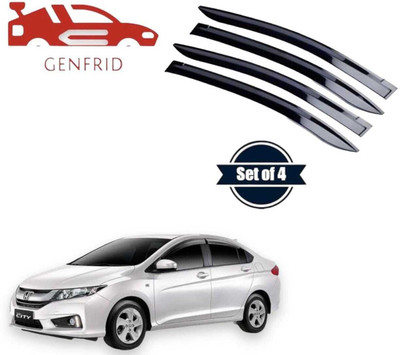 GENFRID For Non-convertibles Front Wind Deflector(Tinted Honda City i VTEC CVT SV)
