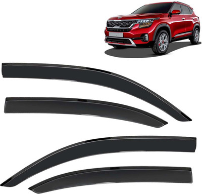 Kingsway For Non-convertibles Front, Rear Wind Deflector(Tinted Kia Seltos GTK Petrol)